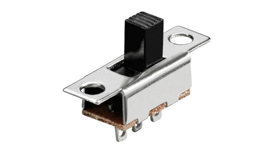 Schiebeschalter, 0,1 A/150V, 3 Pins, 1x um