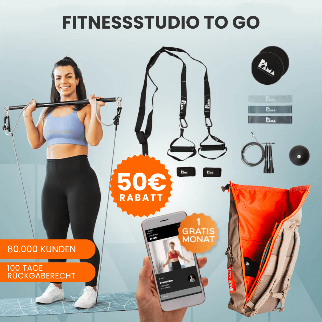 Fitnessstudio to Go (inkl. App) - Earth Bag (beige)