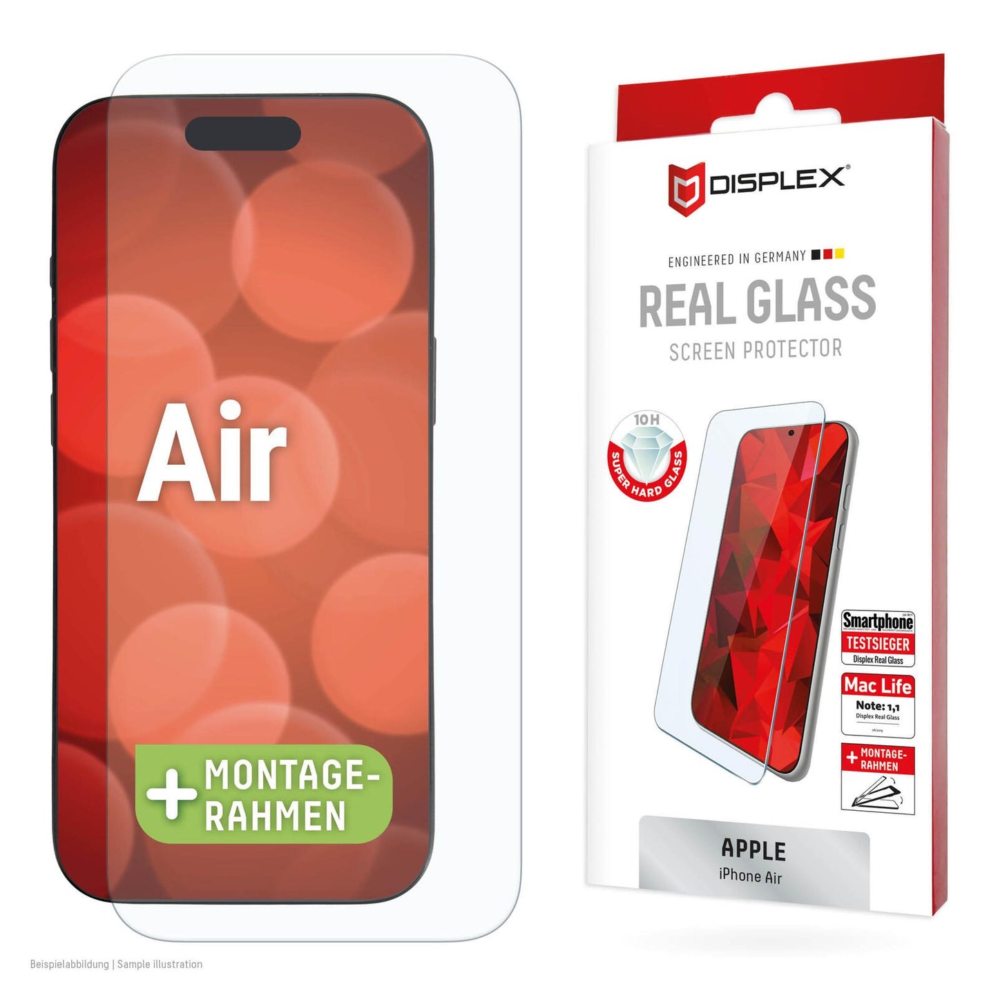 DISPLEX Panzer-Schutzglas für Apple iPhone Air