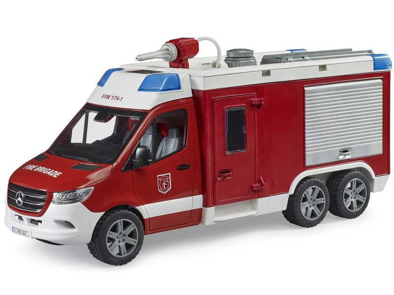 BRUDER MB Sprinter Feuerwehrrüstwagen mit Licht- und Soundmodul