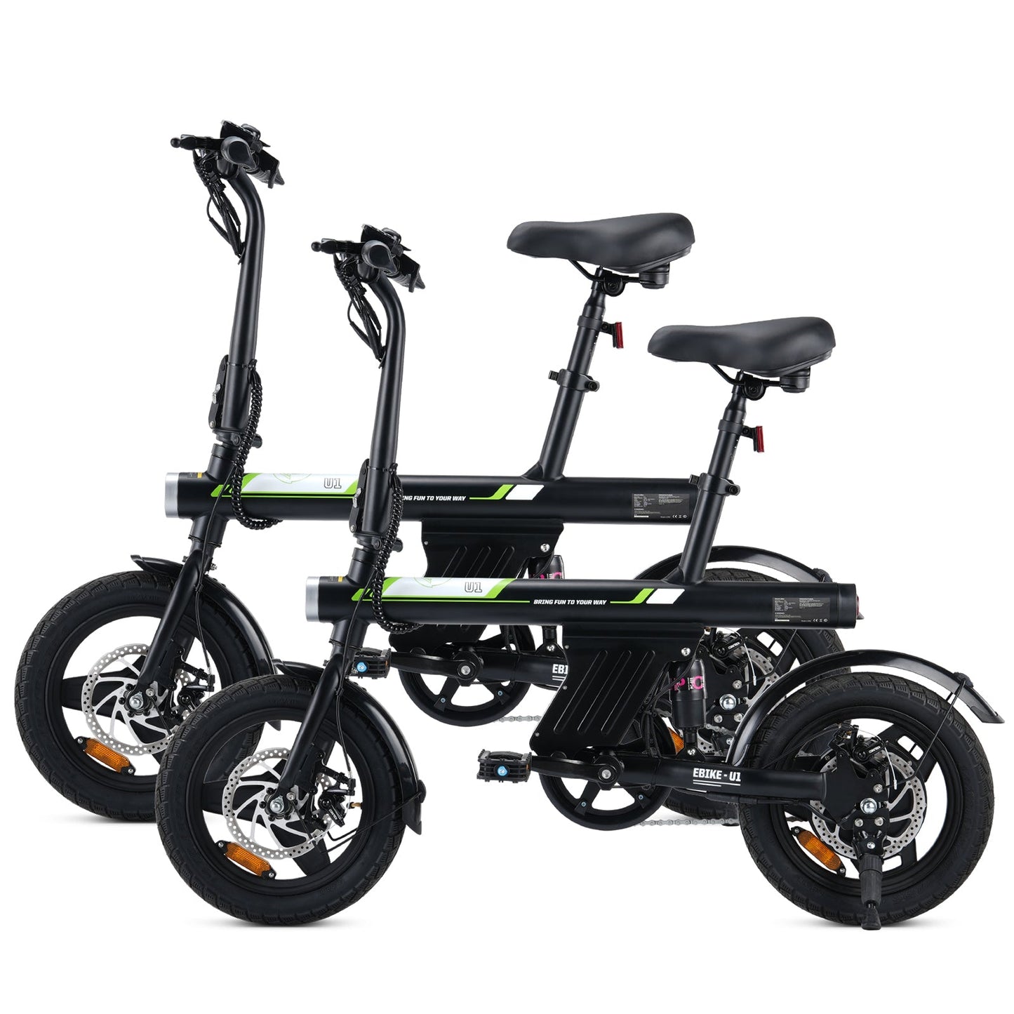 U1 E-bike Bundle-Verkauf - Schwarz*2
