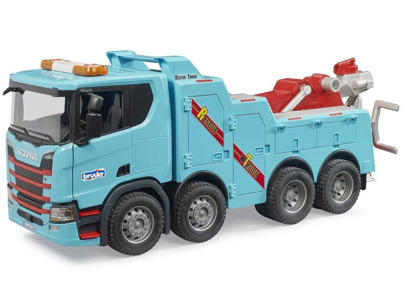 BRUDER Scania Super 560R Berge- und Abschlepp-LKW mit Licht- und Soundmodul