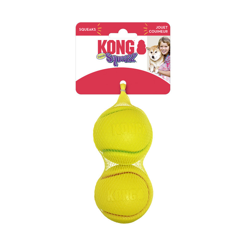 KONG Squeezz Tennis 2er Pack
