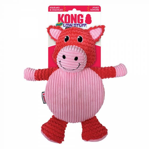 KONG Low Stuff Crackle Tummiez Pig