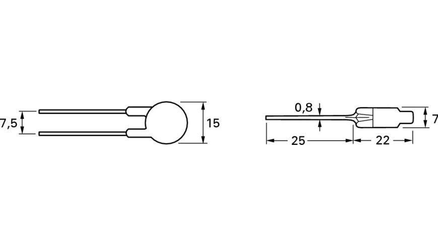 NTC-Widerstand 33 Ohm