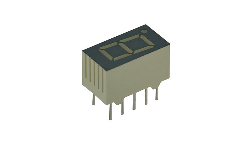Kingbright 7-Segment-Anzeige SC39-11SYKWA, gelb, 10 mm