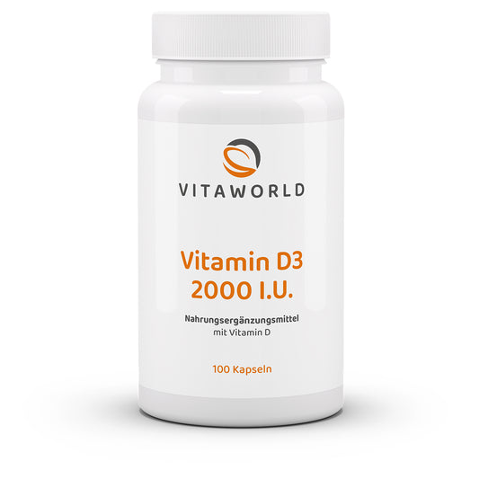 Vitamin D3 2000 I.U. (100 Kps)