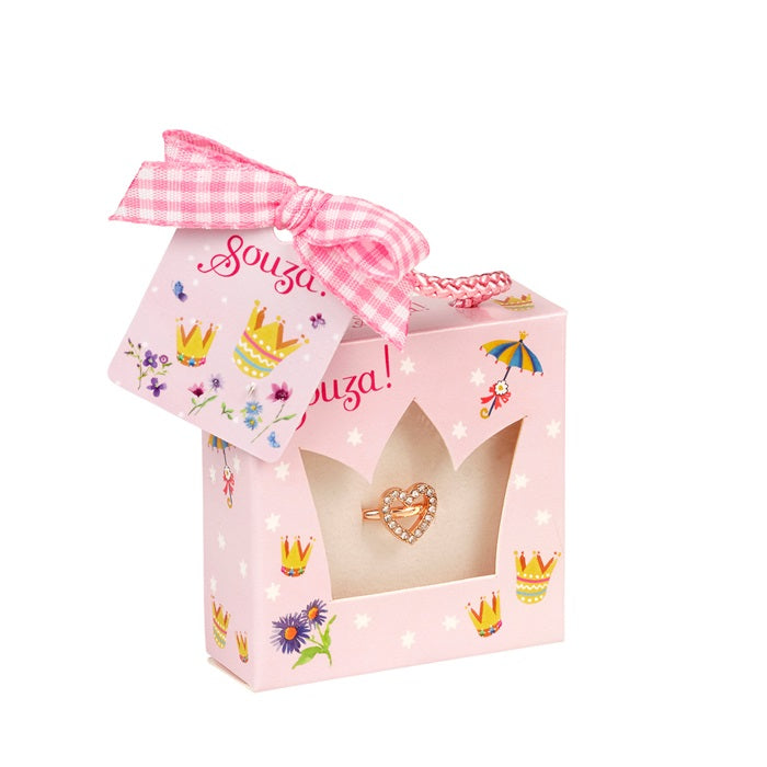 Geschenkset Ring (Schmetterling oder Herz)