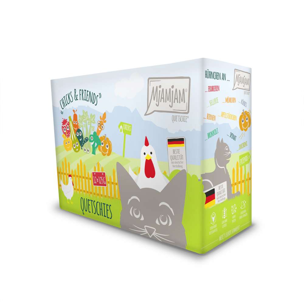 MjAMjAM Cat - Chicks & Friends MP 12x125g