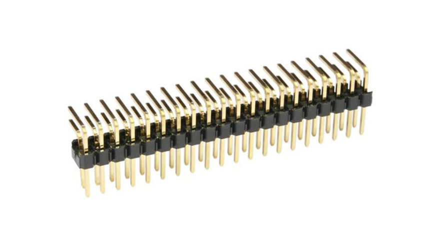 econ connect Stiftleiste SL25WD72GA, 2x 36-polig, gewinkelt, RM 2,54 mm