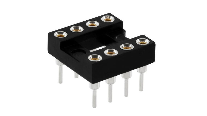econ connect Präzisions-IC-Fassung PZ8AW, 8-polig, Rasterbreite 7,62 mm