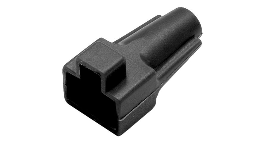 econ connect Knickschutz KSM8SW, Kabeleinlassöffnung Ø 5,5 mm, Länge 28,0 mm, schwarz