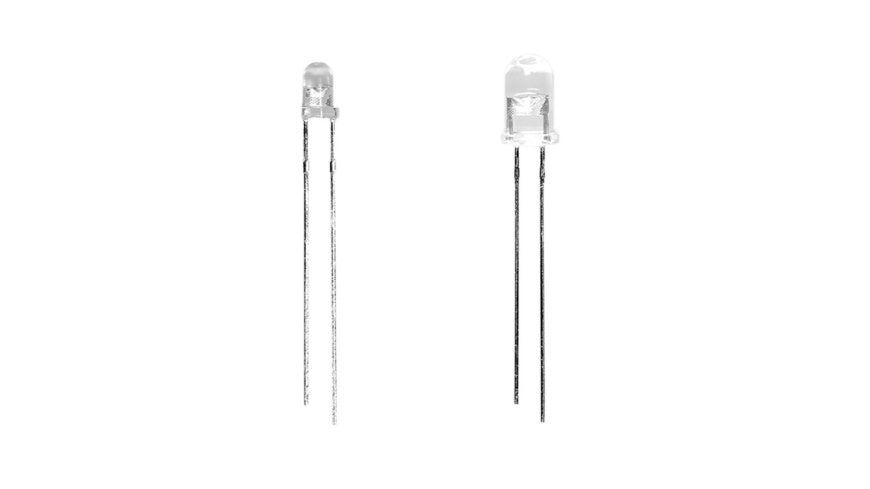 Everlight Infrarot-LED ELSIR204-A, blau, 3 mm, 30°