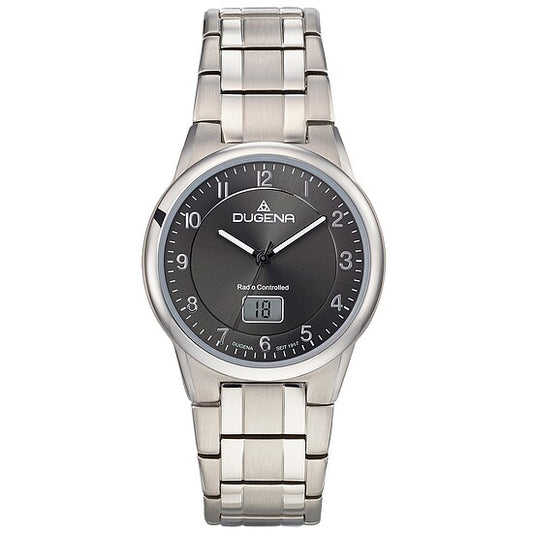 Dugena Herrenfunkuhr der Uhrenserie Funk Titan, Ref.Nr. 4460835