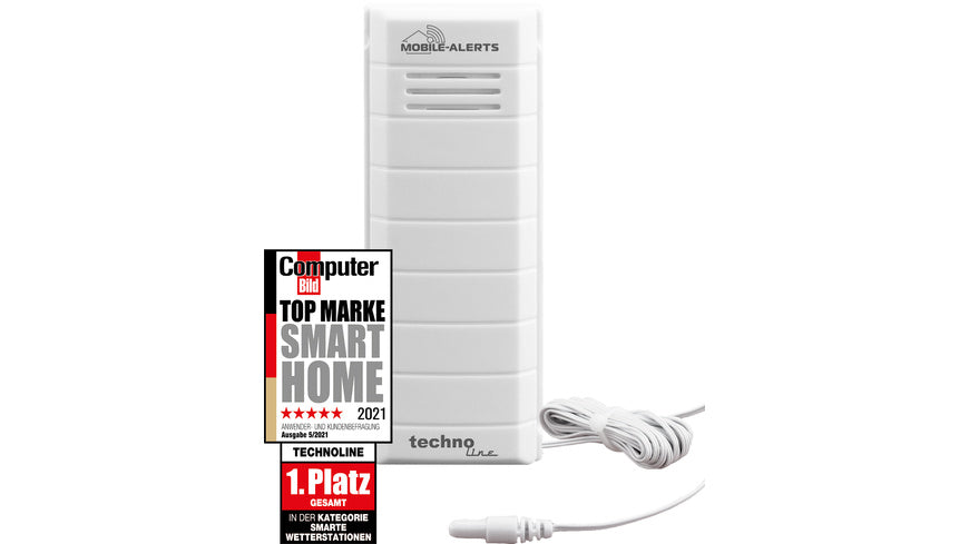 Mobile Alerts Temperatursensor mit wasserdichter Kabelsonde MA10101, 100 cm