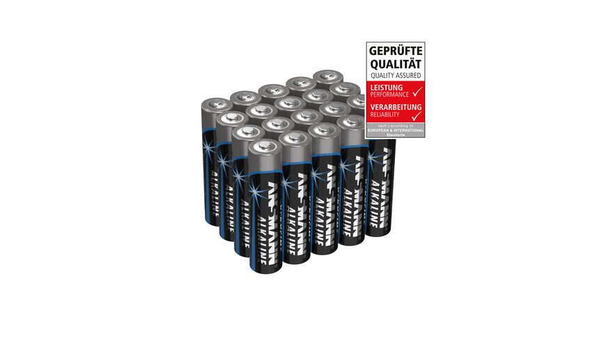 Ansmann Red Line Alkaline-Batterie Mignon, 20er Pack