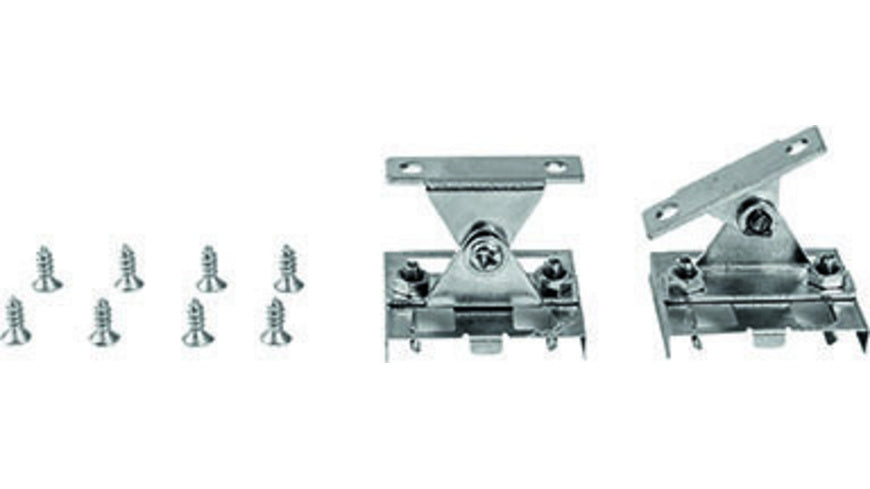 HEITRONIC 2er-Set Halteklammern, verstellbar, für Mecano-System