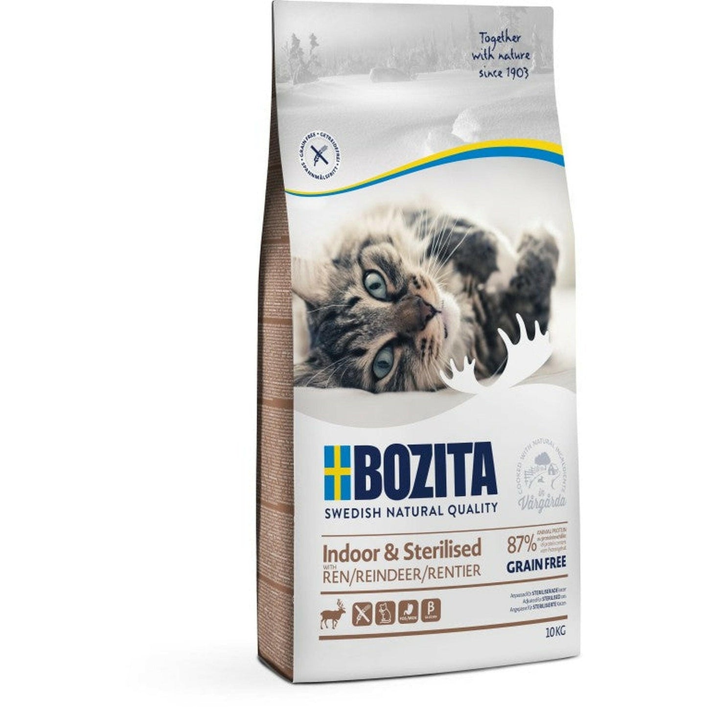 Bozita Katze Indoor& Sterilised Grain free Reindeer