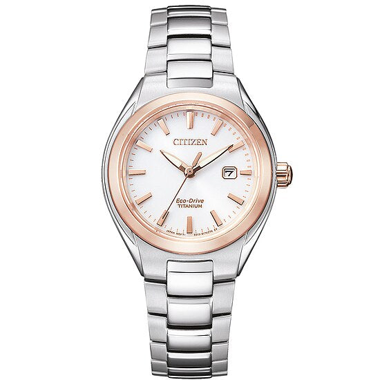 Damenuhr von Citizen Titanium Eco Drive EW2616-83A