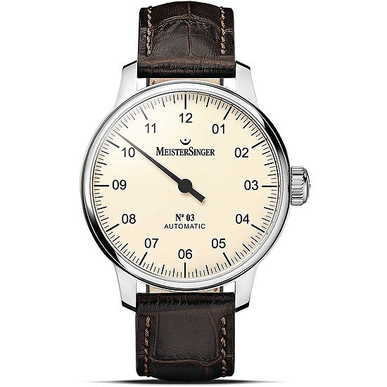 N°03 AM 903 von Meistersinger die Einzeigeruhr mit Automatikwerk