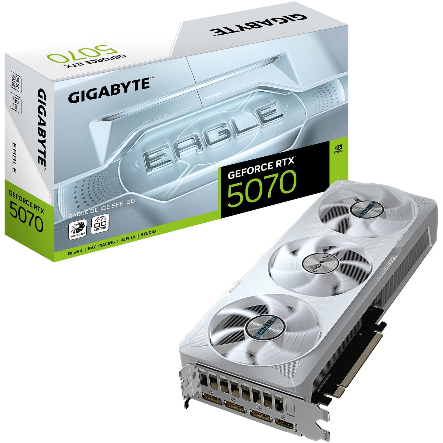 GIGABYTE GeForce RTX 5070 EAGLE OC ICE SFF 12G