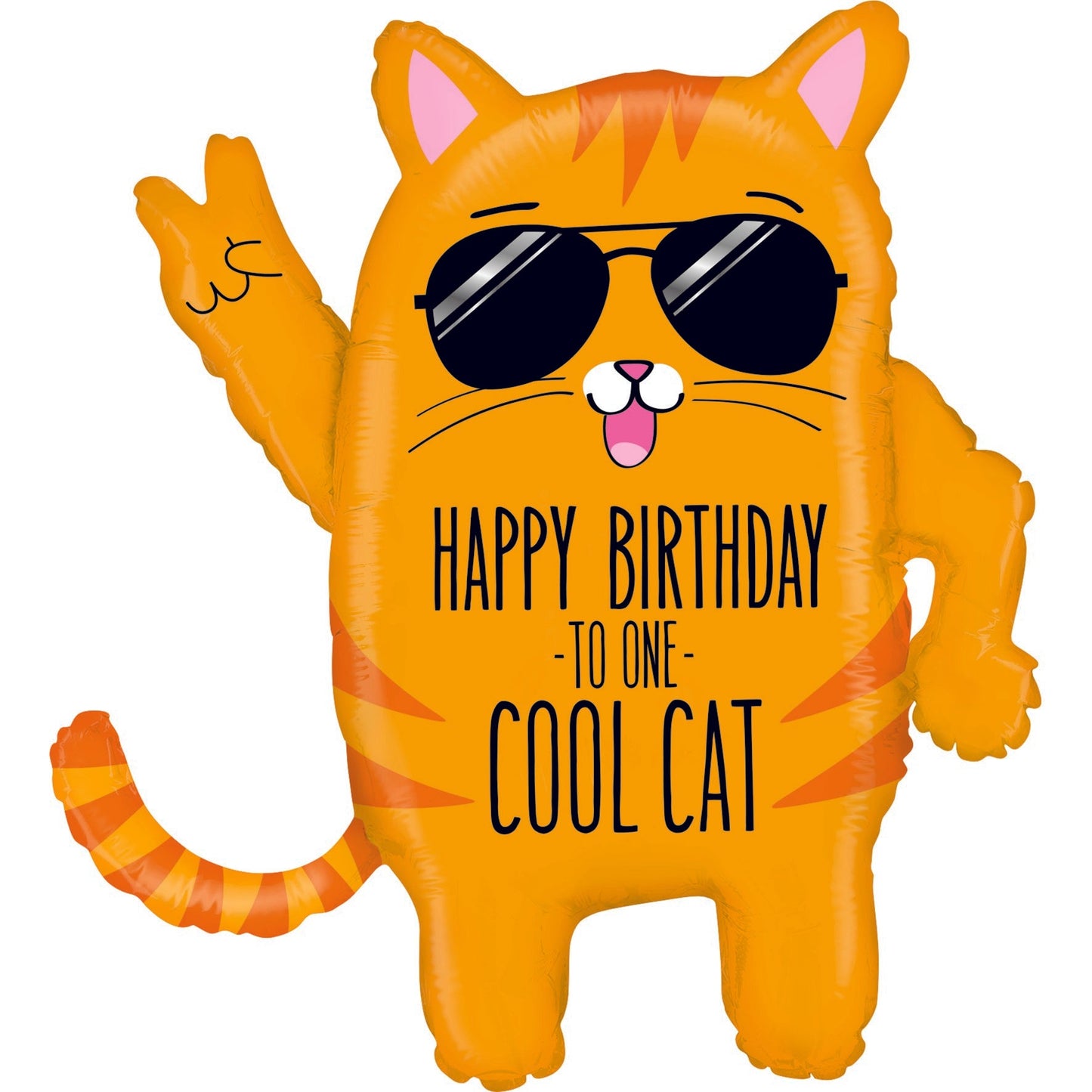 Folienballon Katze supercool