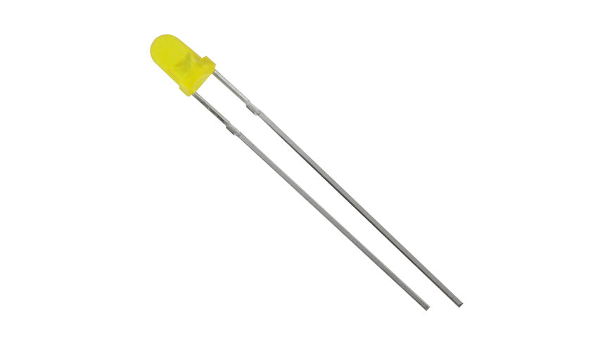 HUIYUAN Opto-Electronic LED 3 mm, gelb, 130 mcd