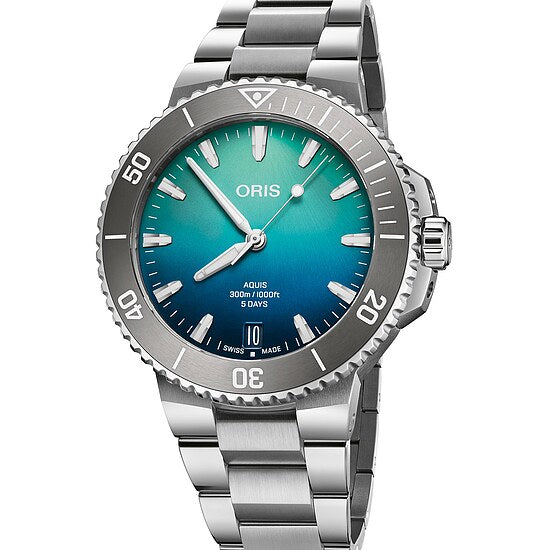 Herren Taucheruhr von Oris Aquis Great Barrier Reef Limited Edition IV 01 400 7790 4185-Set