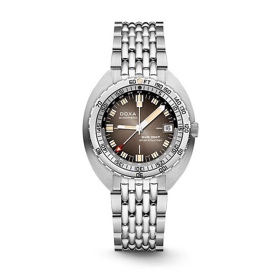 Uhr von Doxa SUB 250T GMT Sharkhunter Vintage Gradient 855.10.101V.10