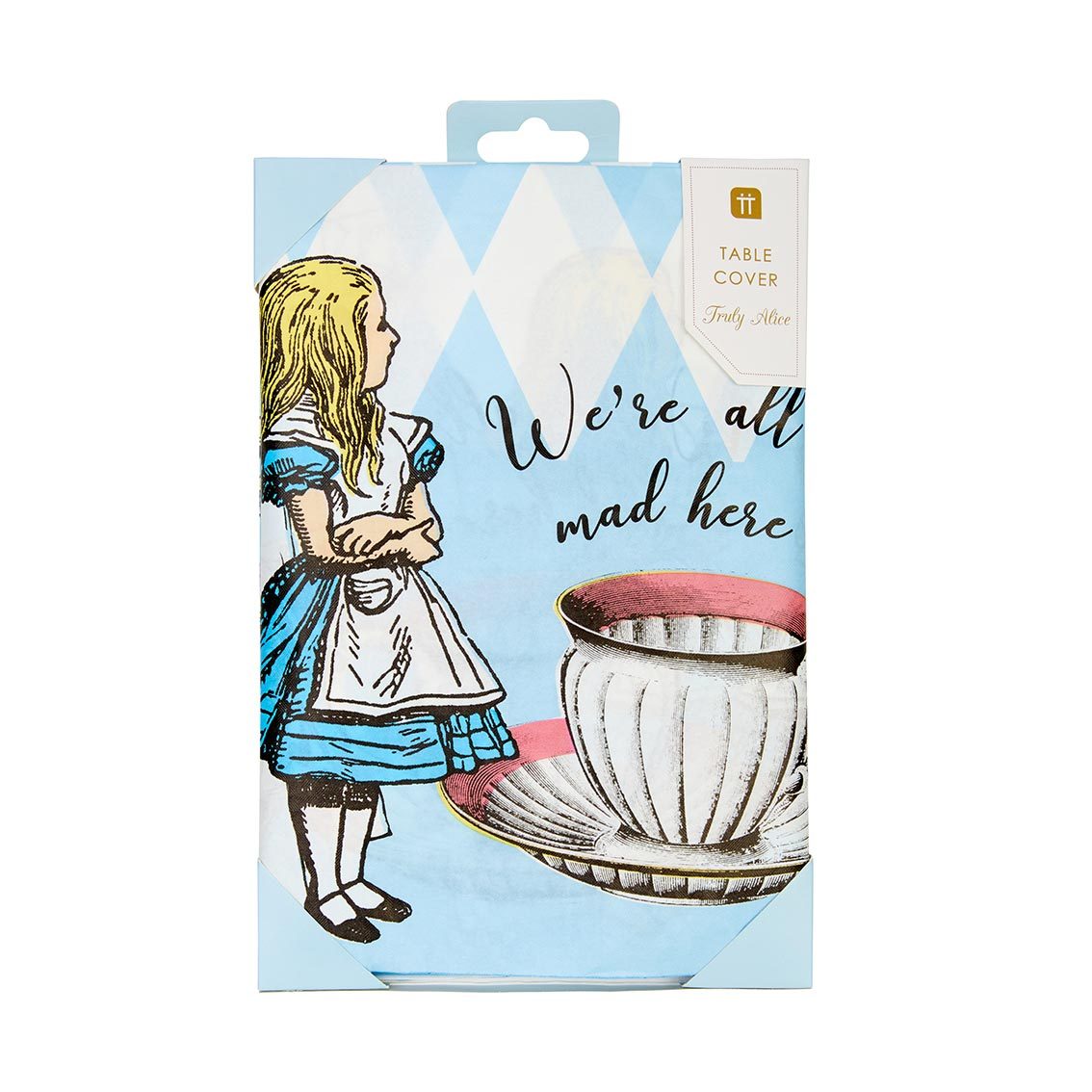 Papiertischdecke Alice im Wunderland