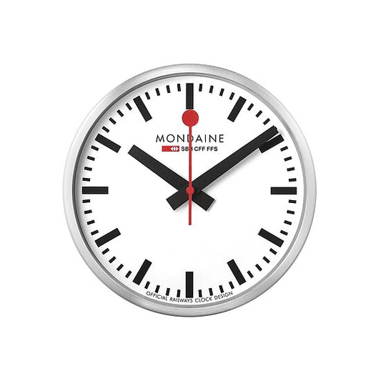 Mondaine Wall Clock stop2go Official Swiss Railways MSM.25S11