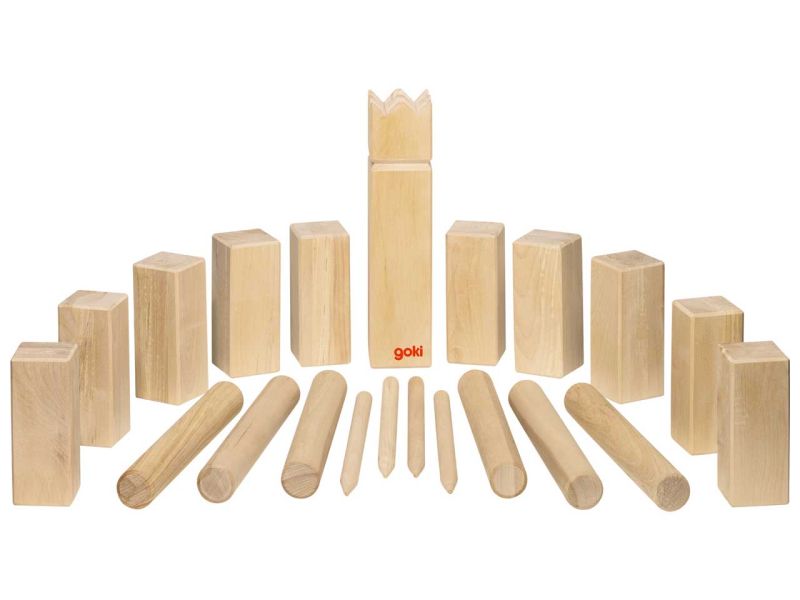 goki Wikingerspiel »Kubb«, 21 Teile, im Baumwollbeutel