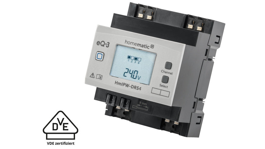 Homematic IP Wired Smart Home Schaltaktor – 4-fach, HmIPW-DRS4