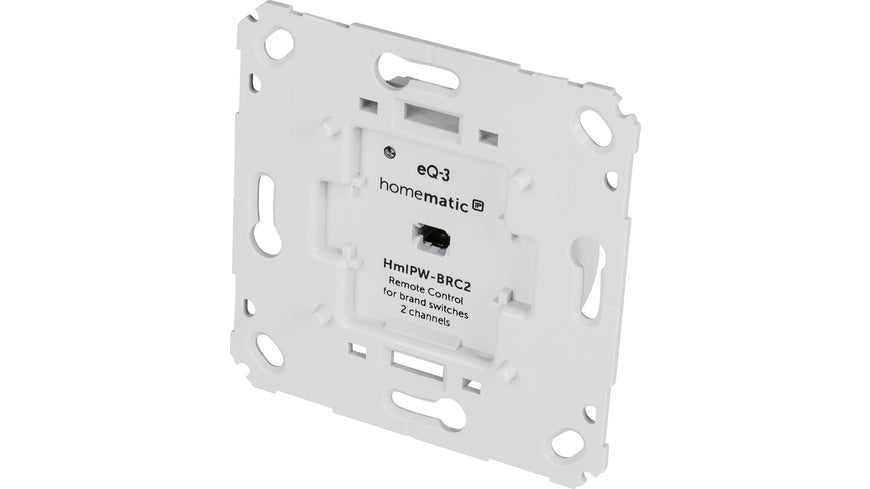 Homematic IP Wired Smart Home Wandtaster für Markenschalter – 2-fach, HmIPW-BRC2