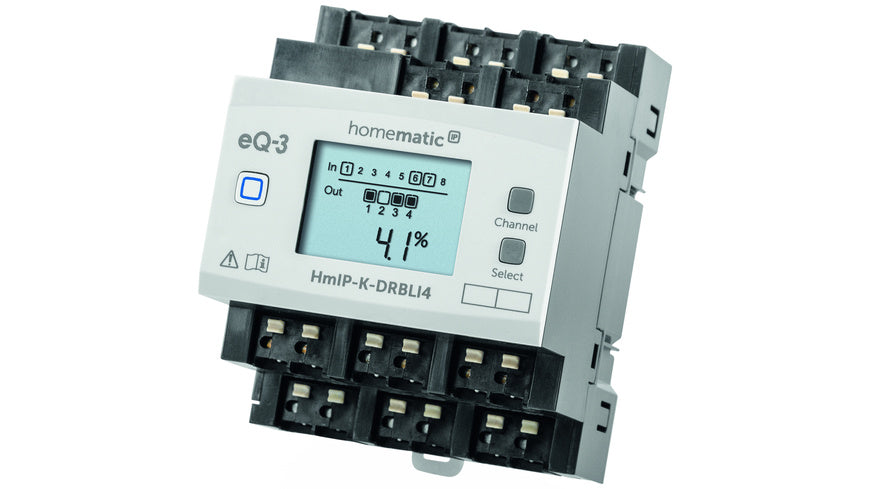 ELV Bausatz Homematic IP Funk-Jalousieaktor für Hutschienenmontage HmIP-K-DRBLI4, 4-fach