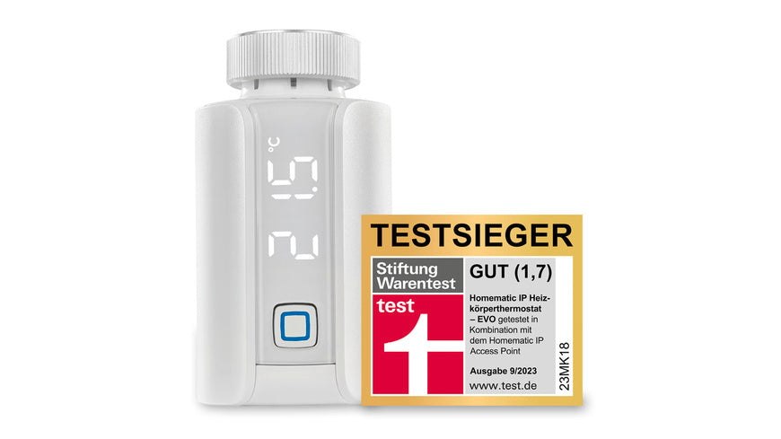 Homematic IP Smart Home Heizkörperthermostat – Evo, HmIP-eTRV-E