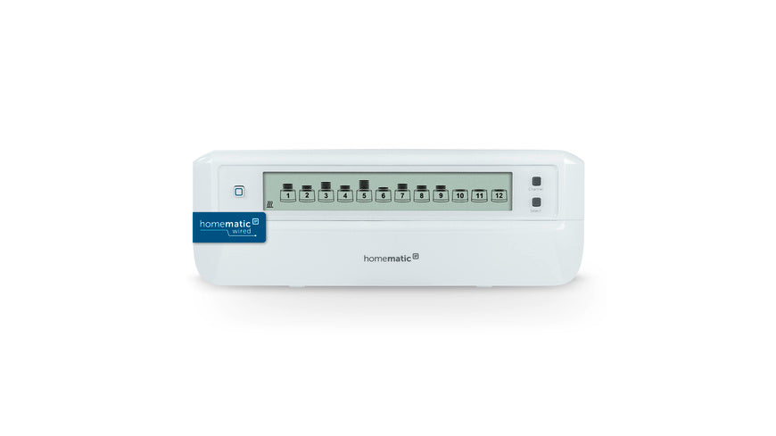 Homematic IP Wired Smart Home Fußbodenheizungscontroller – 12 Kanäle, motorisch, HmIPW-FALMOT-C12