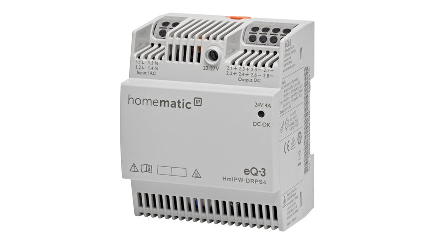 Homematic IP Wired Smart Home Netzteil, 4 A, HmIPW-DRPS4