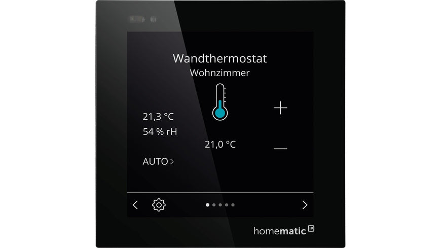 Homematic IP Wired Smart Home Glasdisplay – plus, HmIPW-WGD-PL