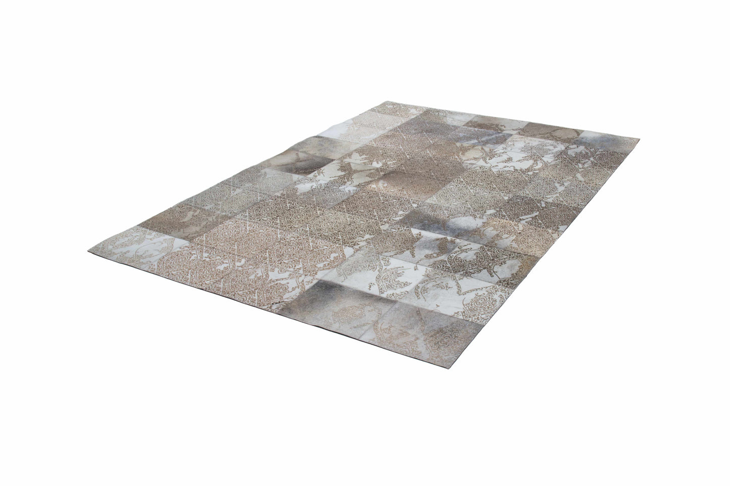 Teppich Cobra 343 Silber 75cm x 140cm | Flachflorteppich