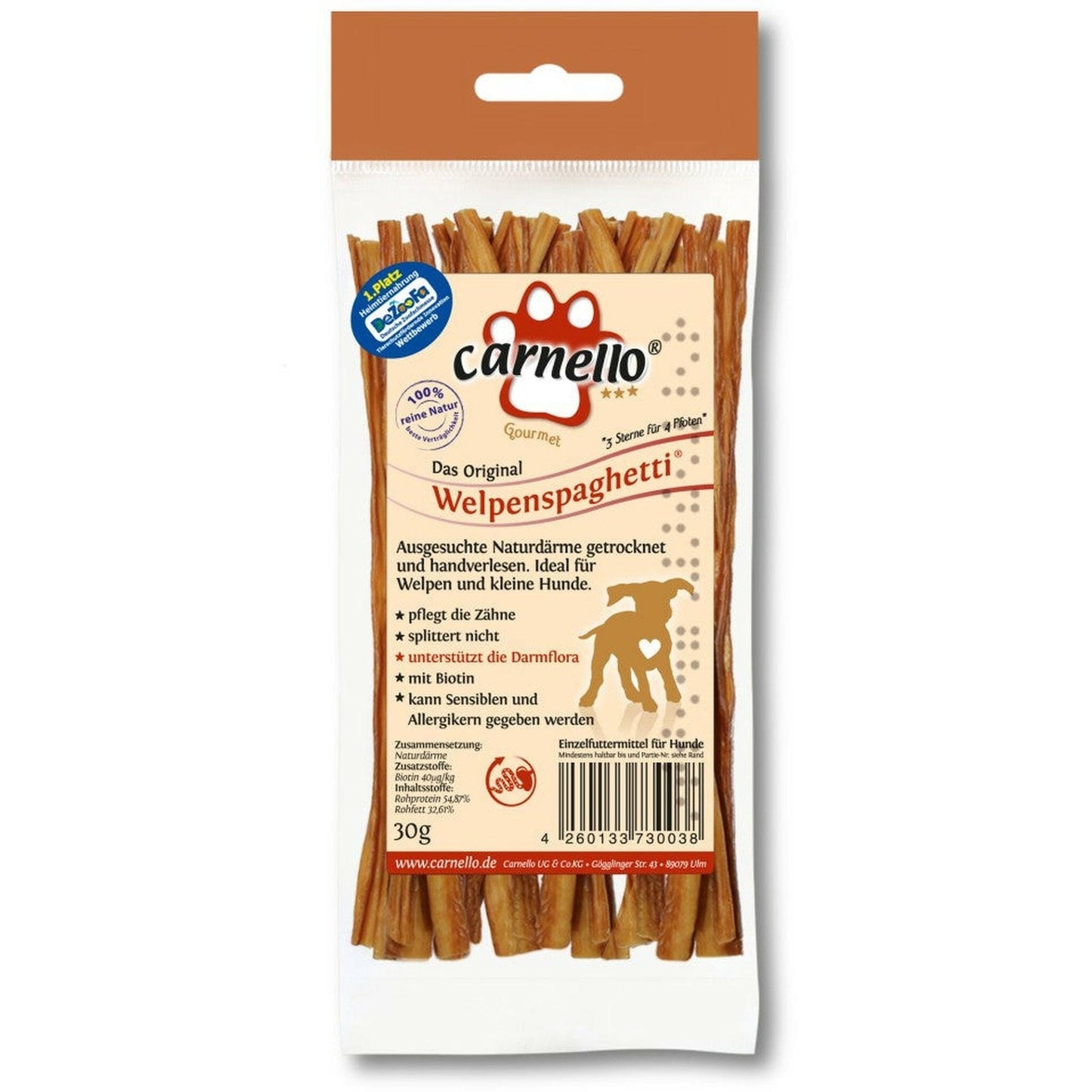 Carnello Welpenspaghetti 30g