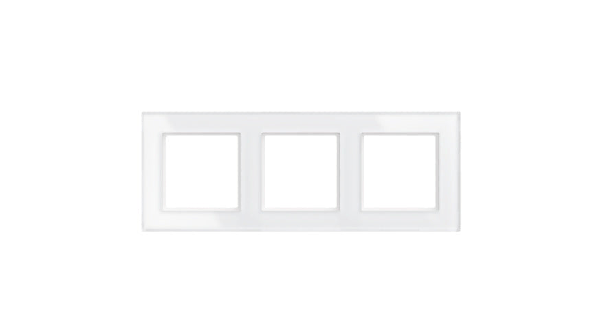 Homematic IP Glasrahmen, 3-fach, weiß, HmIP-GF3