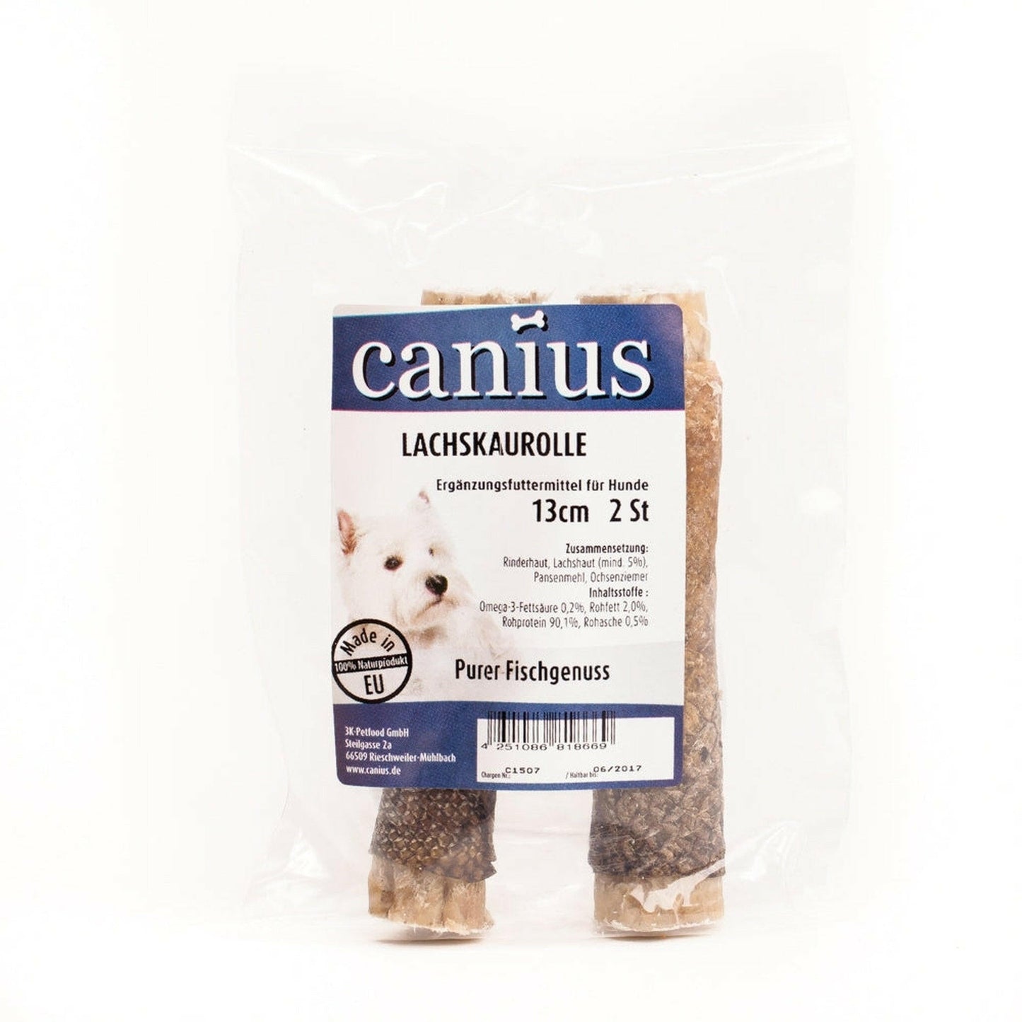 Canius Lachskaurollen gefüllt 13cm 2er Pack