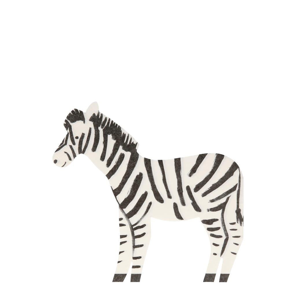 Safari Servietten Zebra