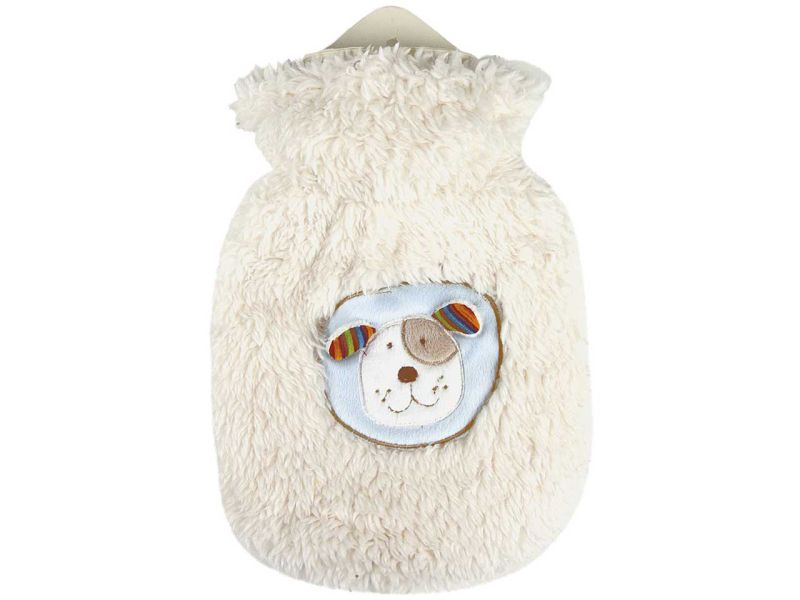 Sänger Wärmflasche mit Flauschbezug »Hund Brum«