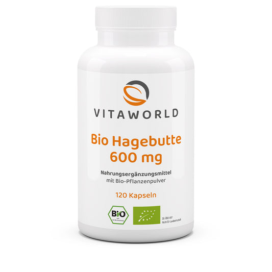Hagebutte 600 mg Bio (120 Kps)