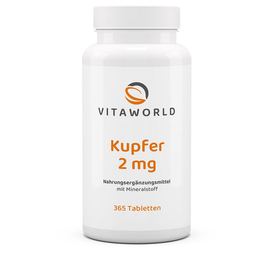 Kupfer 2 mg (365 Tbl)