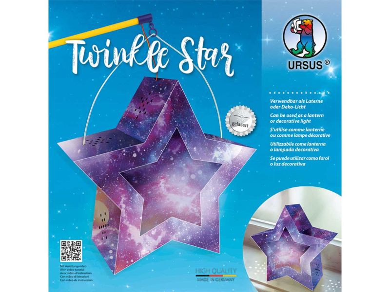 URSUS Laternen-Bastelset Twinkle Star »Galaxie«