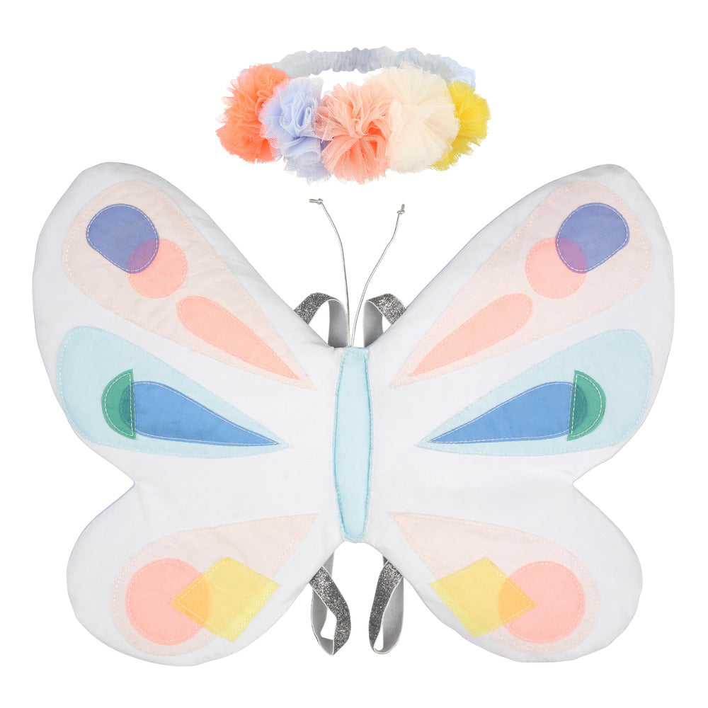 Verkleidungsset Schmetterling Pastel