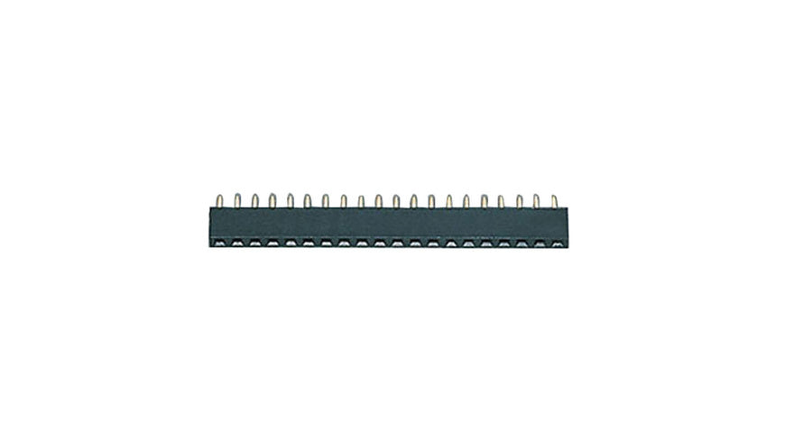 Buchsenleiste, 1x 10-polig, Körperhöhe 8,2 mm, gerade, nicht trennbar